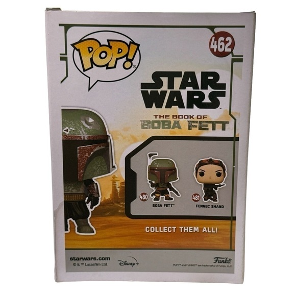 Funko Pop! Star Wars Boba Fett Bobble-Head Figurine New In Box - Picture 4 of 5